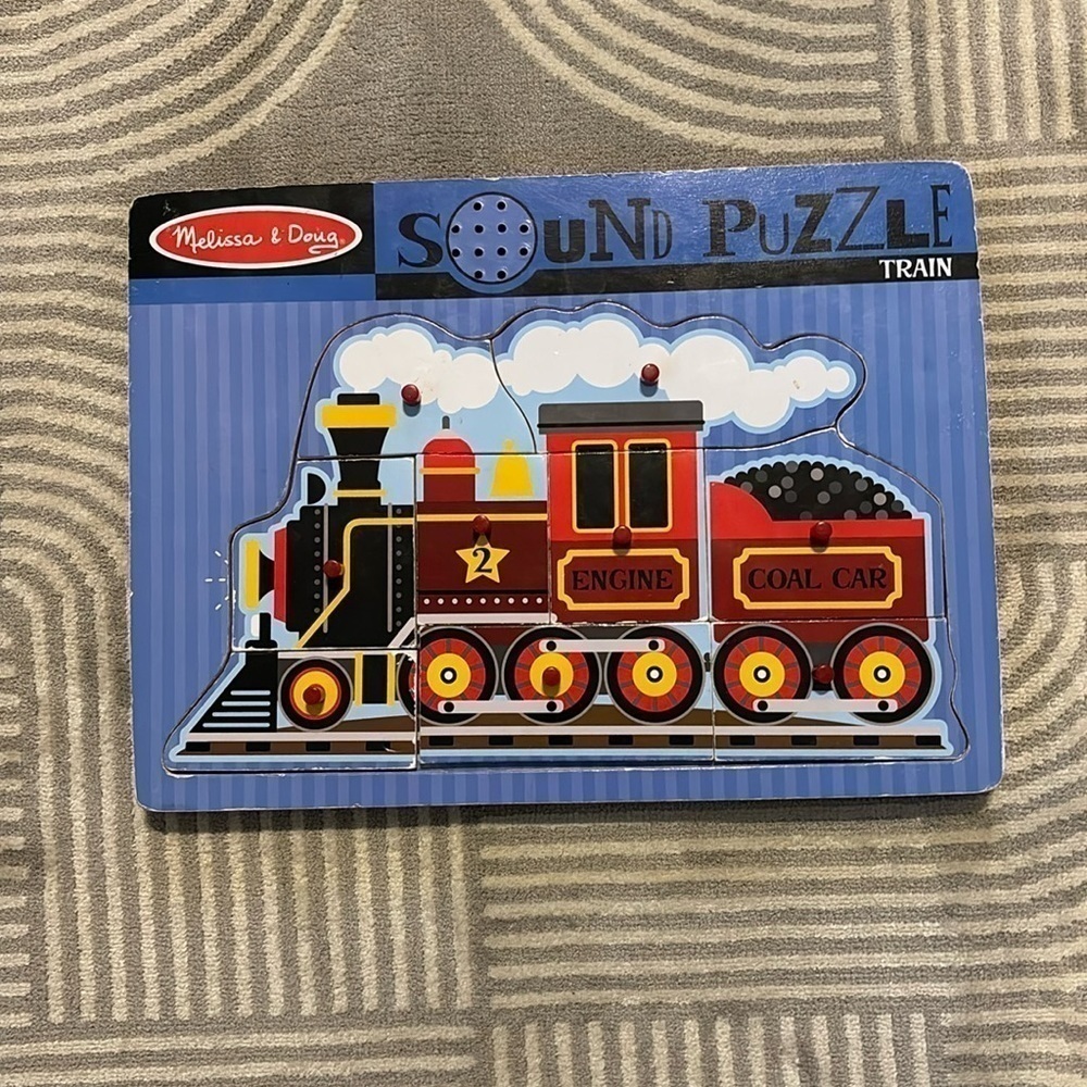 Melissa and Doug sound train puzzle